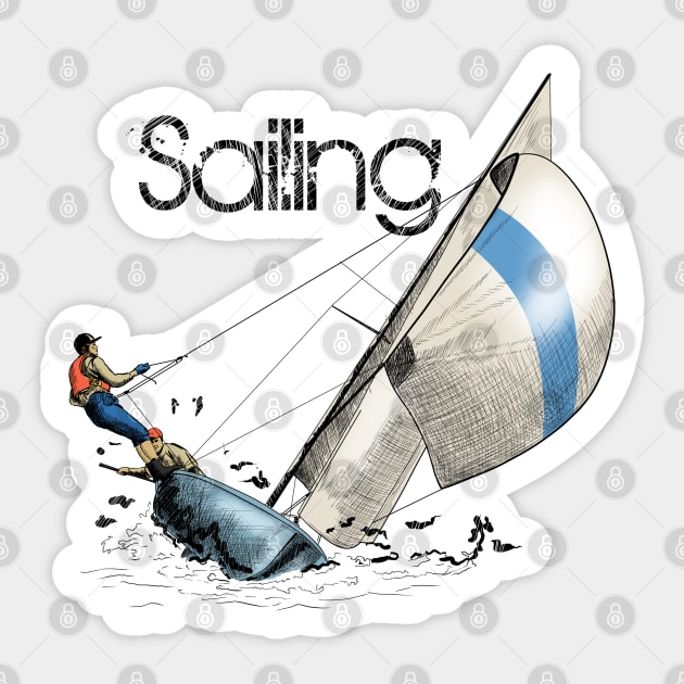 Sailing Sticker by sibosssr